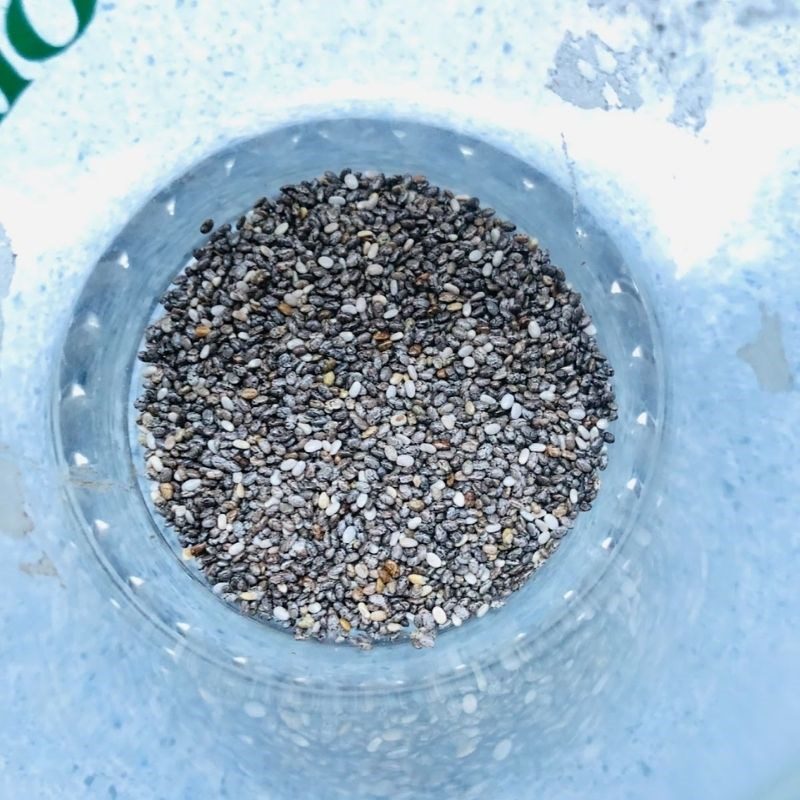 Step 1 Soak chia seeds Chia Seed Orange Juice