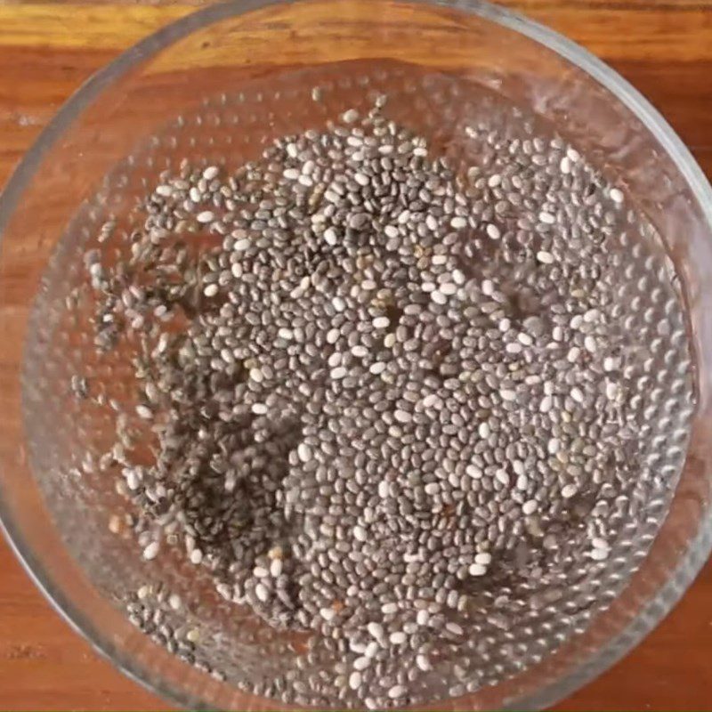 Step 1 Soak chia seeds Chia Seed Orange Lemon Juice