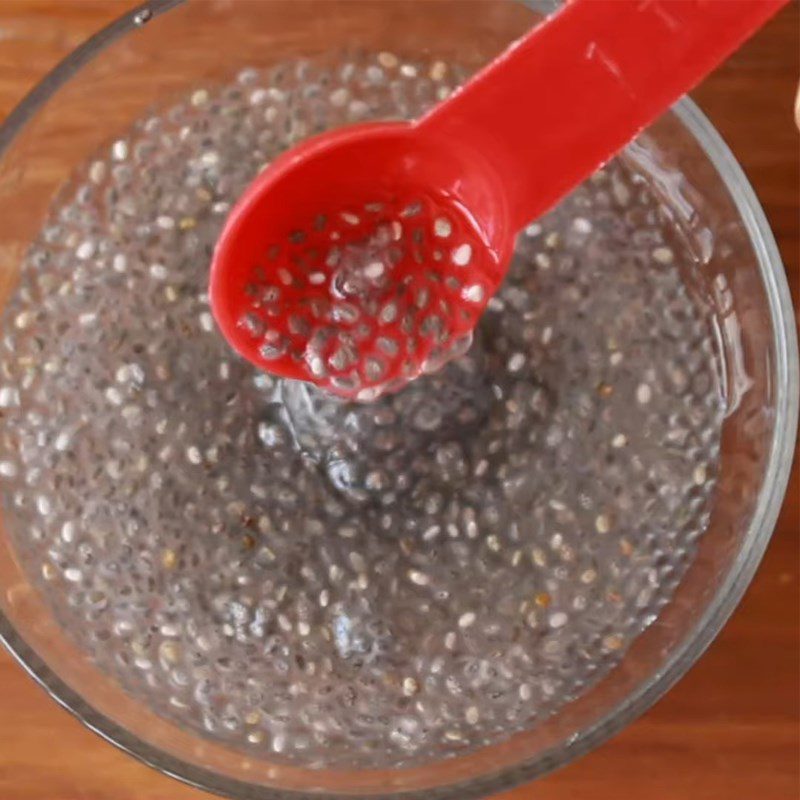 Step 1 Soak chia seeds Chia Seed Orange Lemon Juice