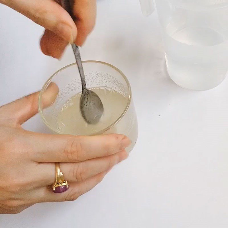Step 2 Soak gelatin Fruit yogurt