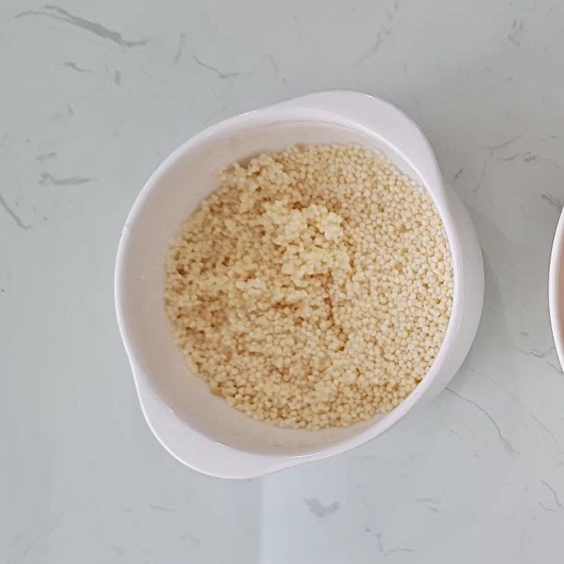 Step 1 Soak chickpeas and millet Chickpea and Millet Milk