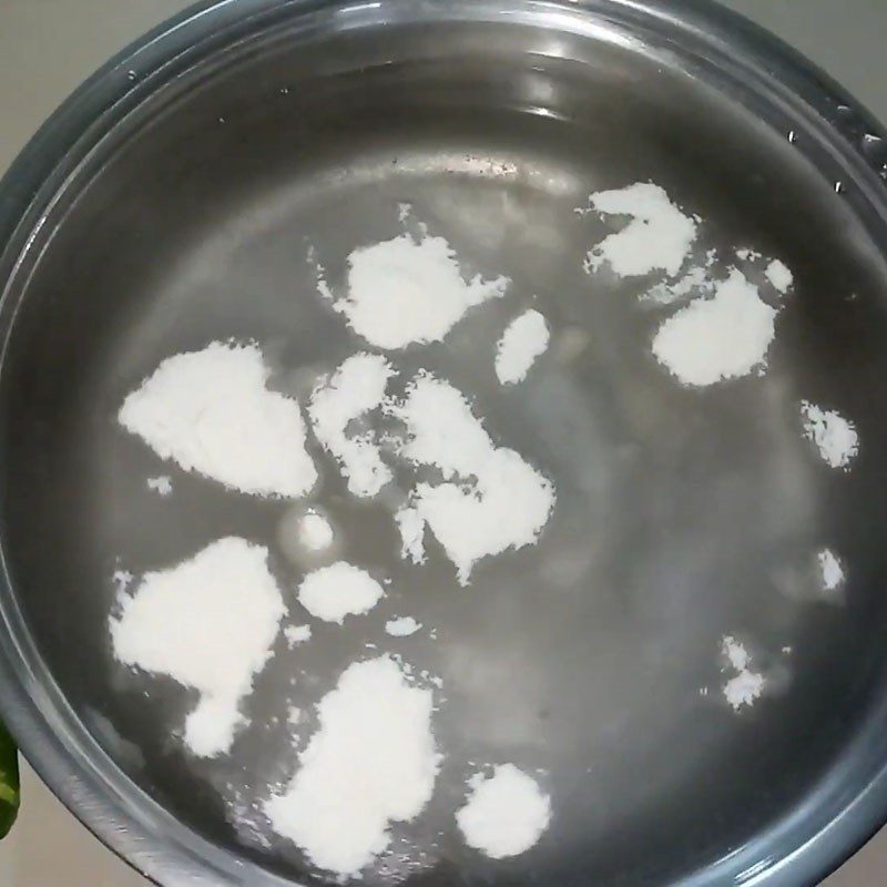 Step 1 Soak and cook jelly for Fresh Milk Jelly Dessert