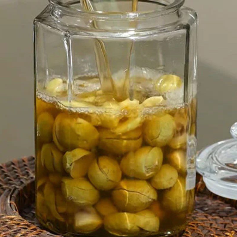 Step 4 Soak soursop Make pickled soursop by blanching in boiling water