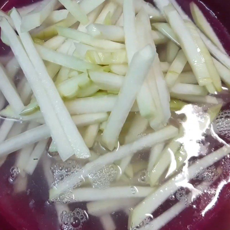 Step 2 Soak the kohlrabi Chewy kohlrabi jam