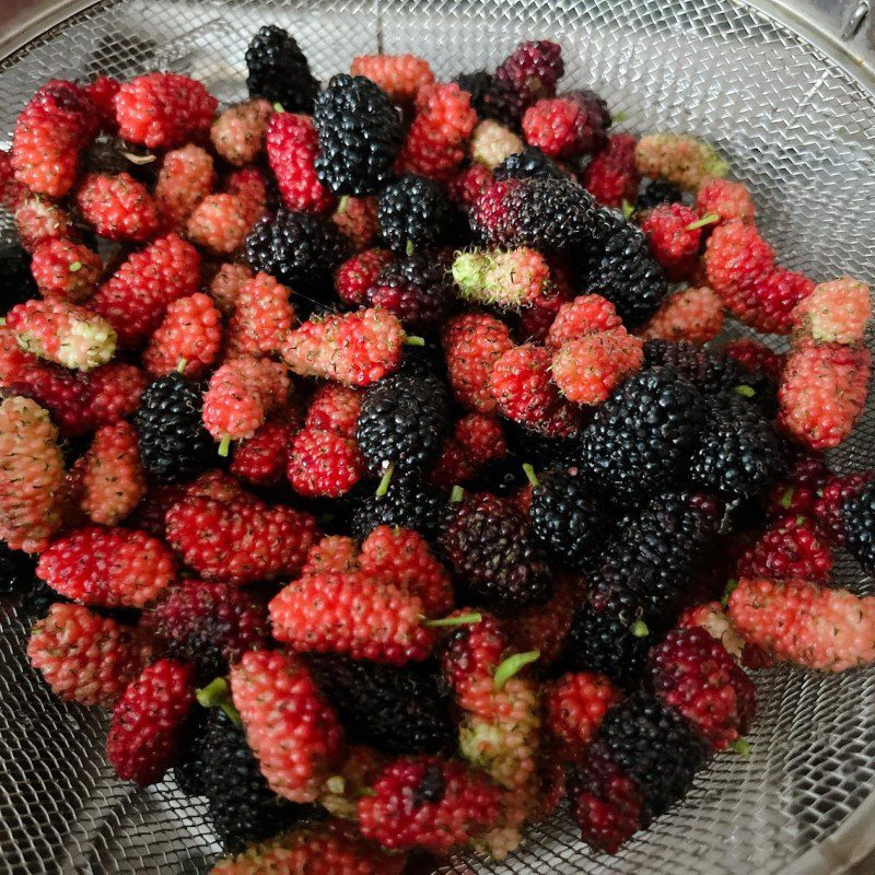 Step 1 Soak and Cook Mulberries with Sugar Mulberry Jam