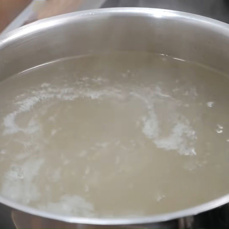 Step 2 Soak and Cook the Jelly Coconut Jelly