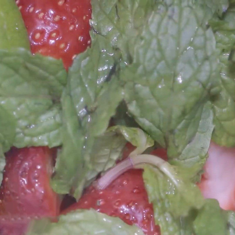 Step 2 Mash the ingredients for Raspberry Soda