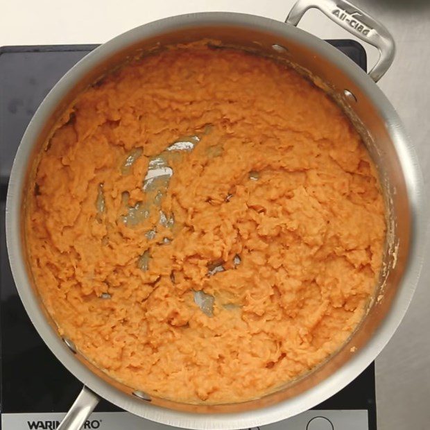 Step 3 Mashing Sweet Potatoes