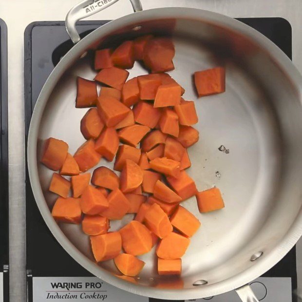 Step 3 Mashing Sweet Potatoes
