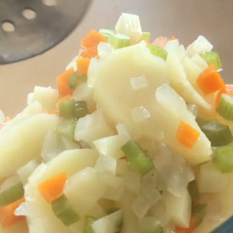 Step 3 Mash the potatoes Bacon potato soup