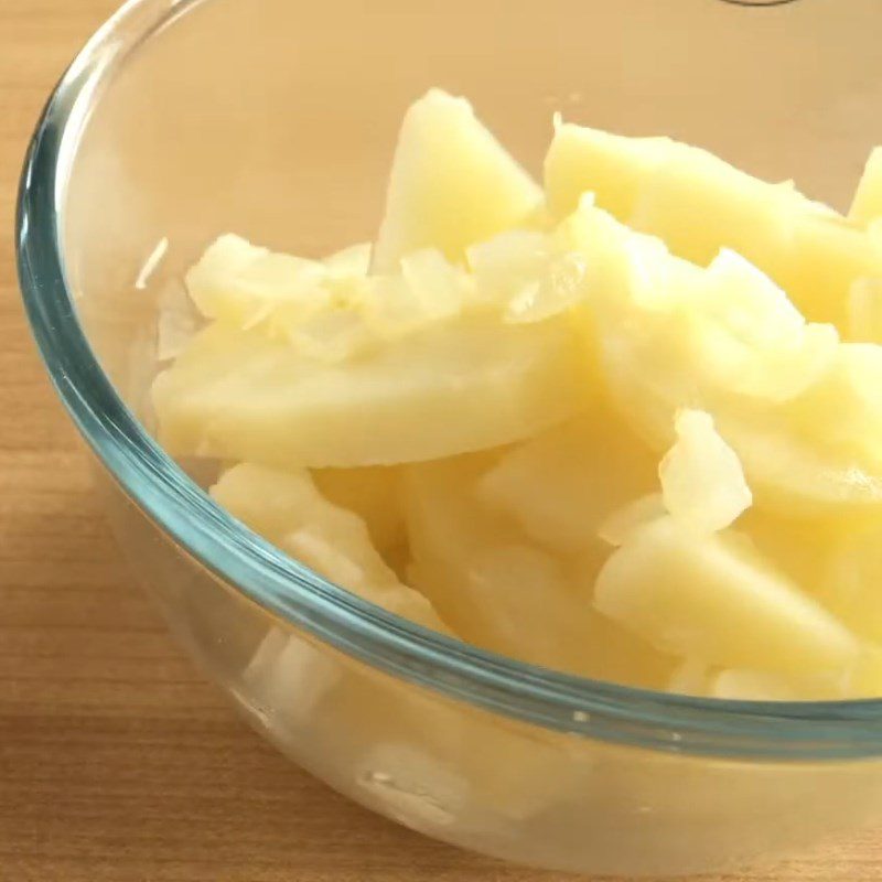 Step 3 Mash the potatoes Bacon potato soup