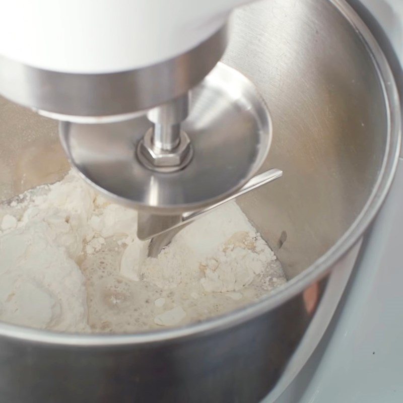 Step 2 Kneading the dough Turkish pork bread