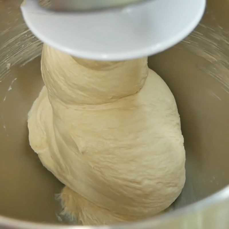 Step 2 Kneading dough for bread using an oven