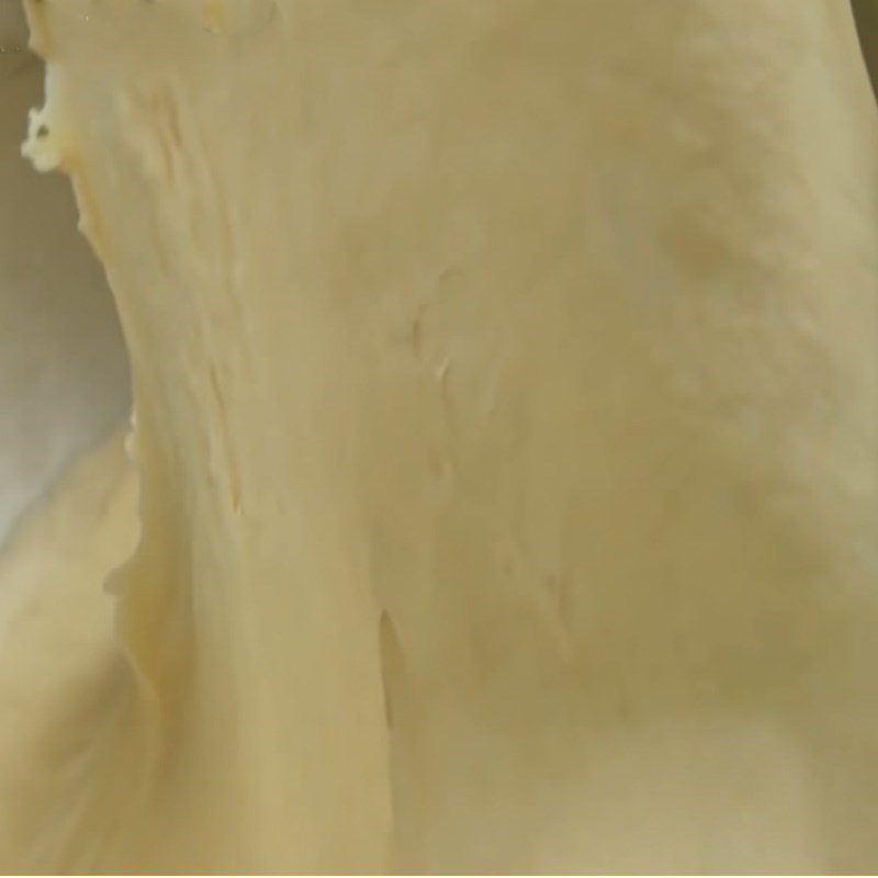 Step 2 Kneading the dough for Cheese Bread in a pan