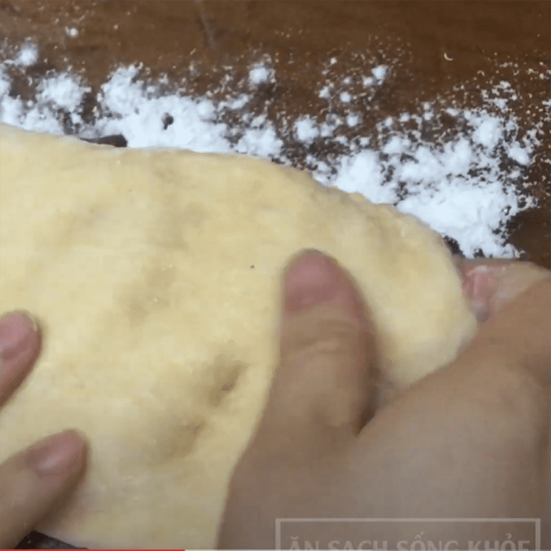 Step 2 Knead the dough Purple sweet potato bread