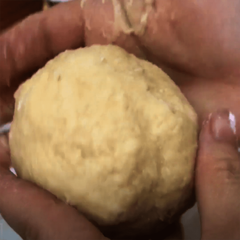 Step 2 Knead the dough Purple sweet potato bread