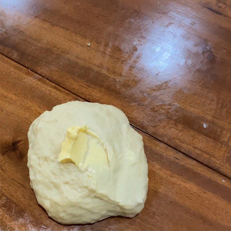 Step 2 Kneading the dough Sweet potato milk bread