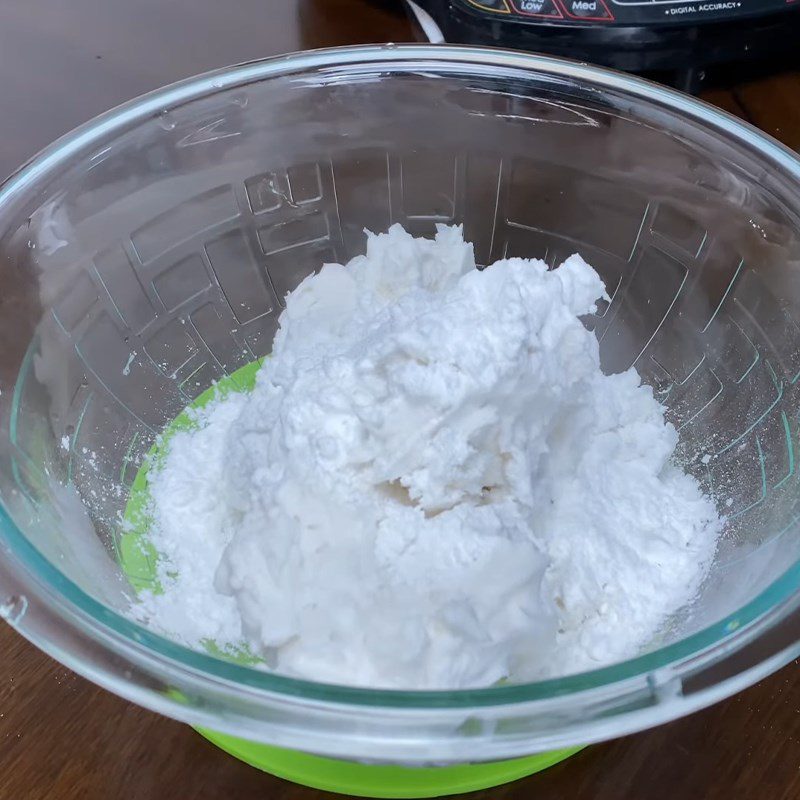 Step 5 Knead the dough and let it rise Traditional banh hoi