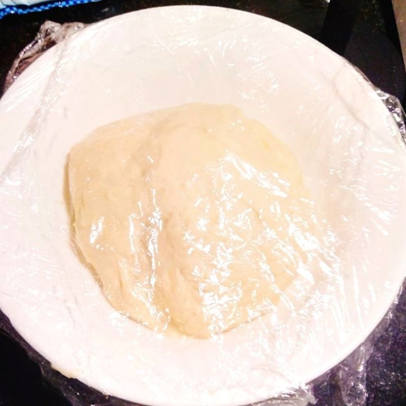 Step 3 Knead the dough and let it rise Crab cheese bread