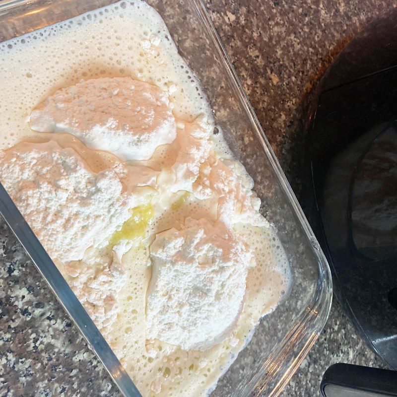 Step 1 Kneading dough for Pizza without baking powder