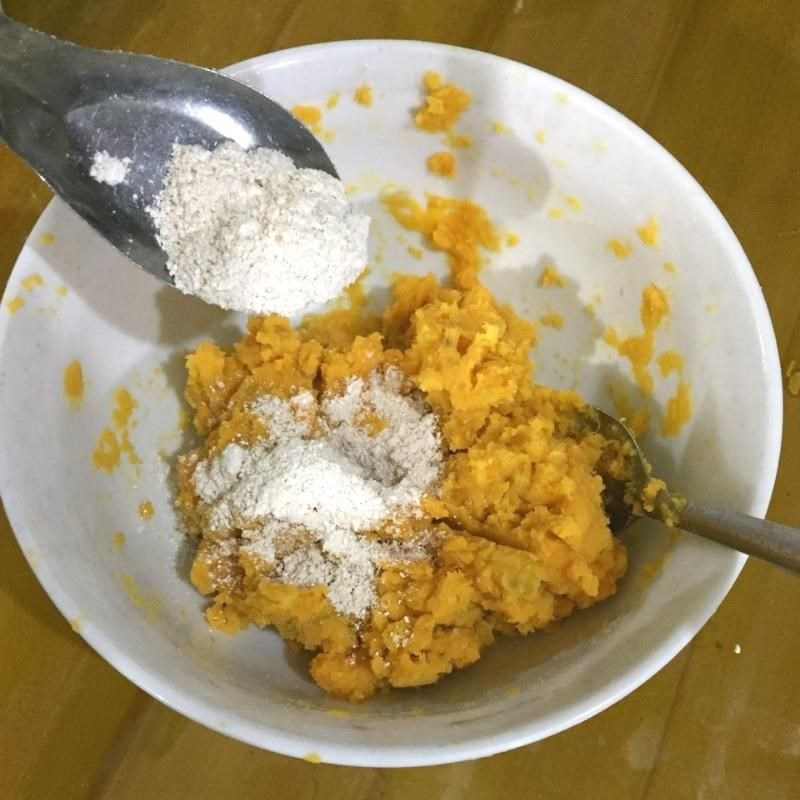 Step 2 Dough Mixing Sweet Potato Oat Cookies