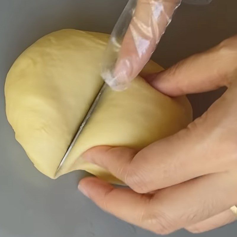 Step 2 Second Dough Kneading and Proofing Mini Flower Bread