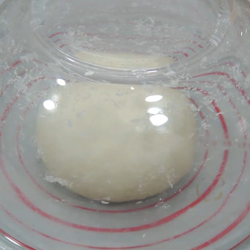 Step 2 Kneading the dough and proofing the dough for the second time Danish butter sugar bread