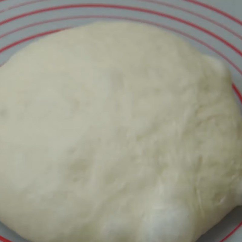 Step 2 Kneading the dough and proofing the dough for the second time Danish butter sugar bread