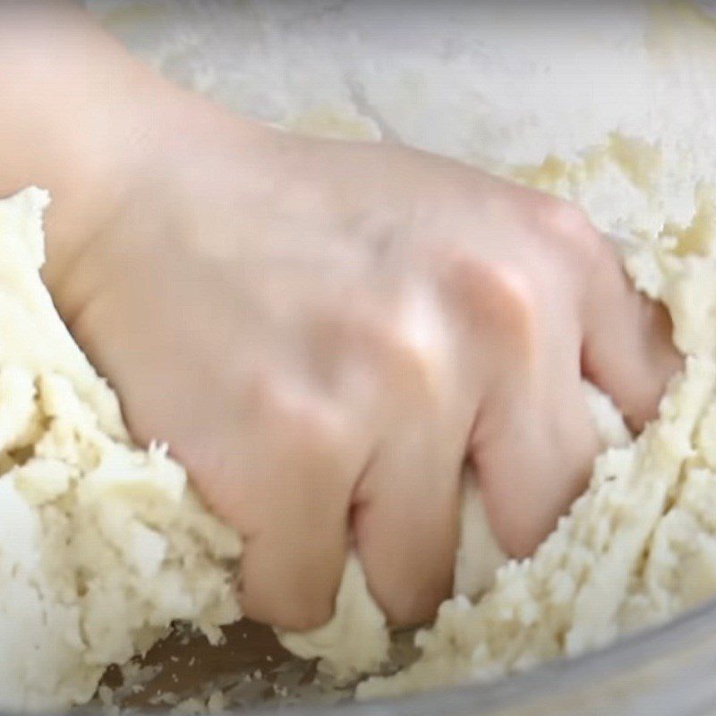 Step 2 Kneading the dough and proofing Ghost Cookies