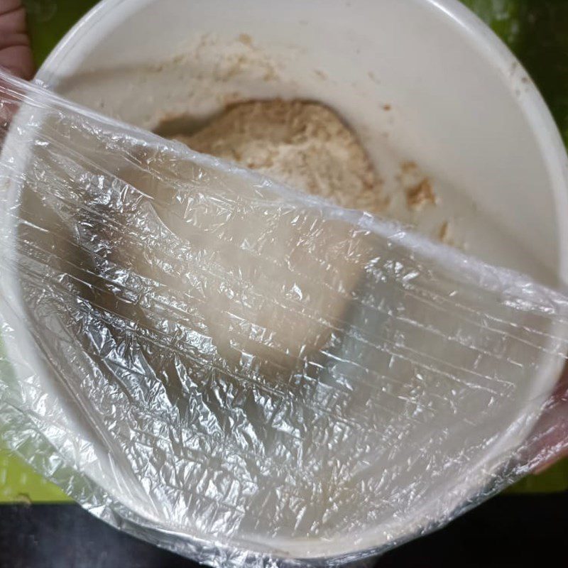 Step 2 Kneading and Fermenting the Whole Wheat Raisin Bread Dough