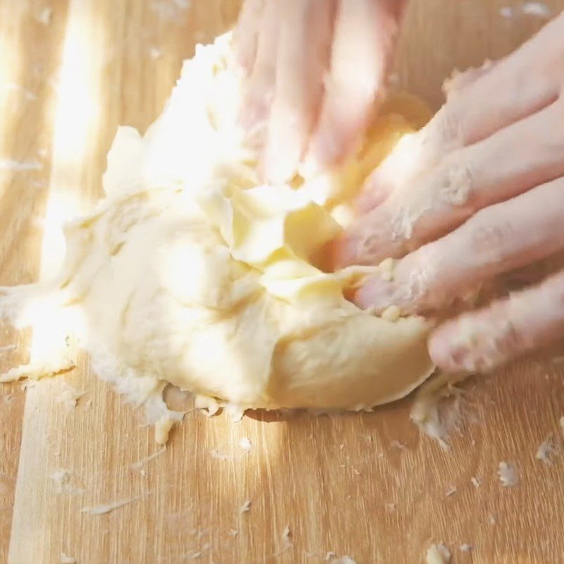 Step 2 Kneading and proofing the dough for the first time Papparoti bread using a steaming basket