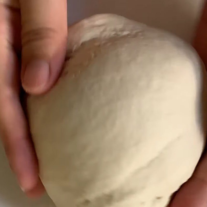 Step 3 Kneading and fermenting the dough for the second time Chocolate bao