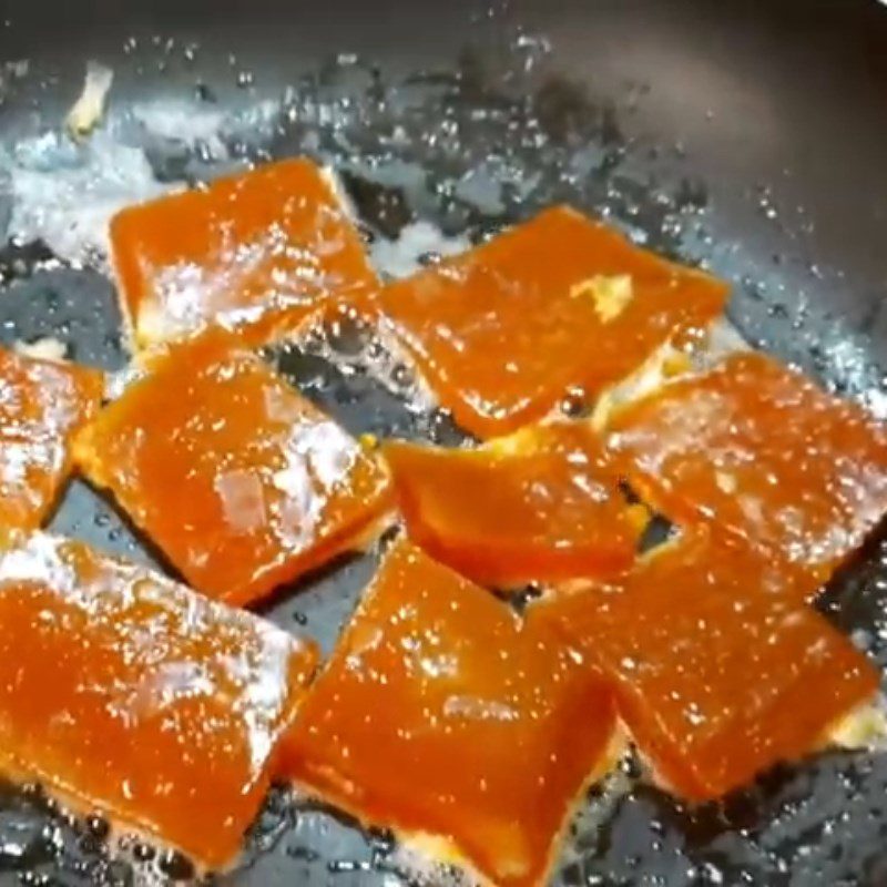 Step 2 Dip the cake in egg and fry the egg cake