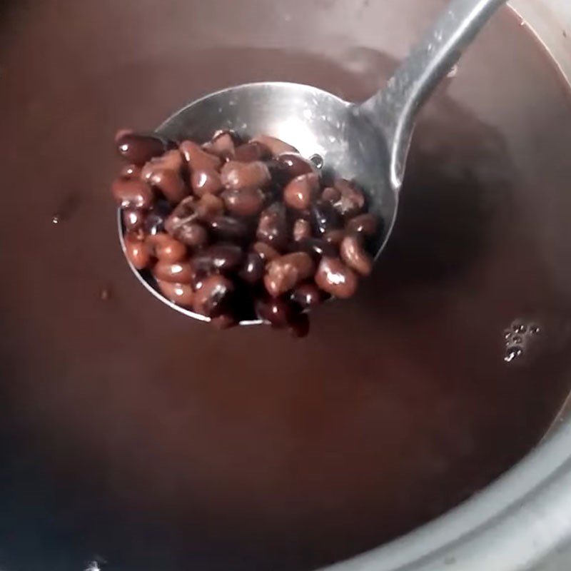 Step 2 Boil black beans Black bean ice cream