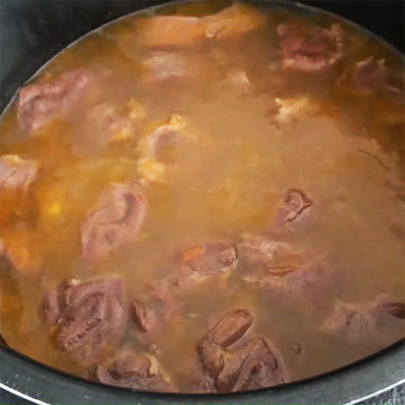 Step 6 Stewing beef Lagu beef