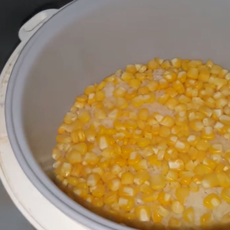 Step 3 Cooking Corn Sticky Rice with a Rice Cooker Corn Sticky Rice with a Rice Cooker