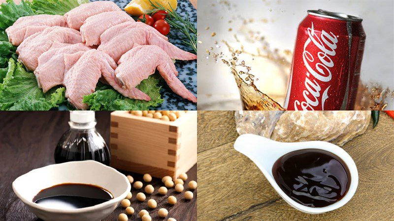 Ingredients for Coca Fried Chicken Recipe