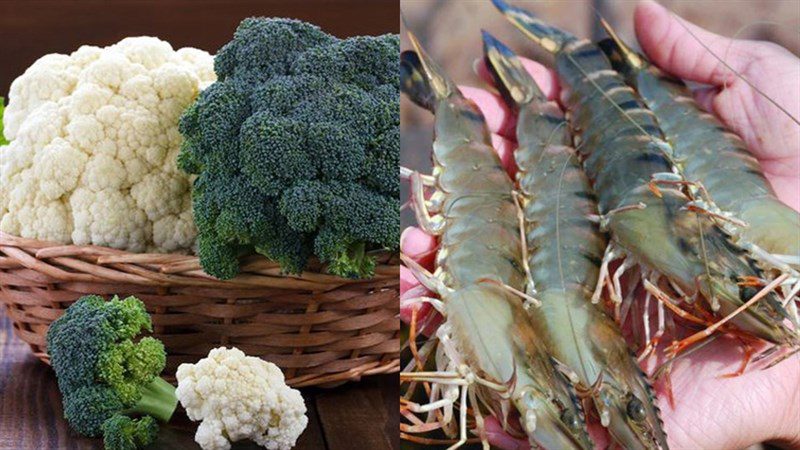 Ingredients for the dish 5 ways to cook cauliflower soup