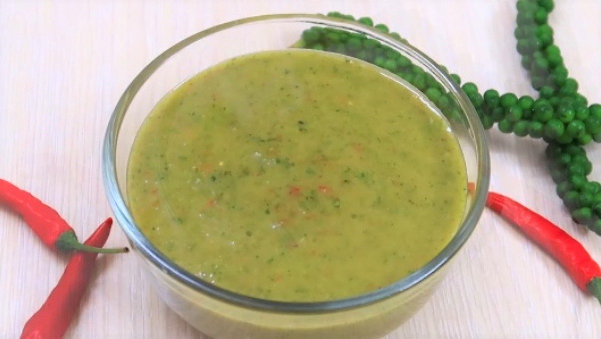 Green pepper dipping sauce