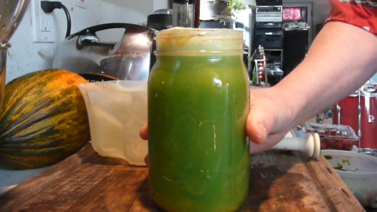 Green Bean, Apple, and Cucumber Juice