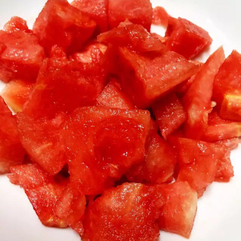 Step 1 Making Watermelon Juice Watermelon Carrot Juice