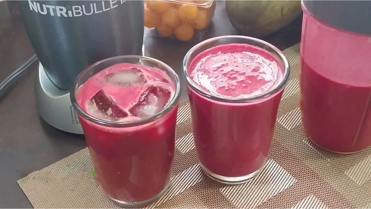 Beetroot sweet potato juice