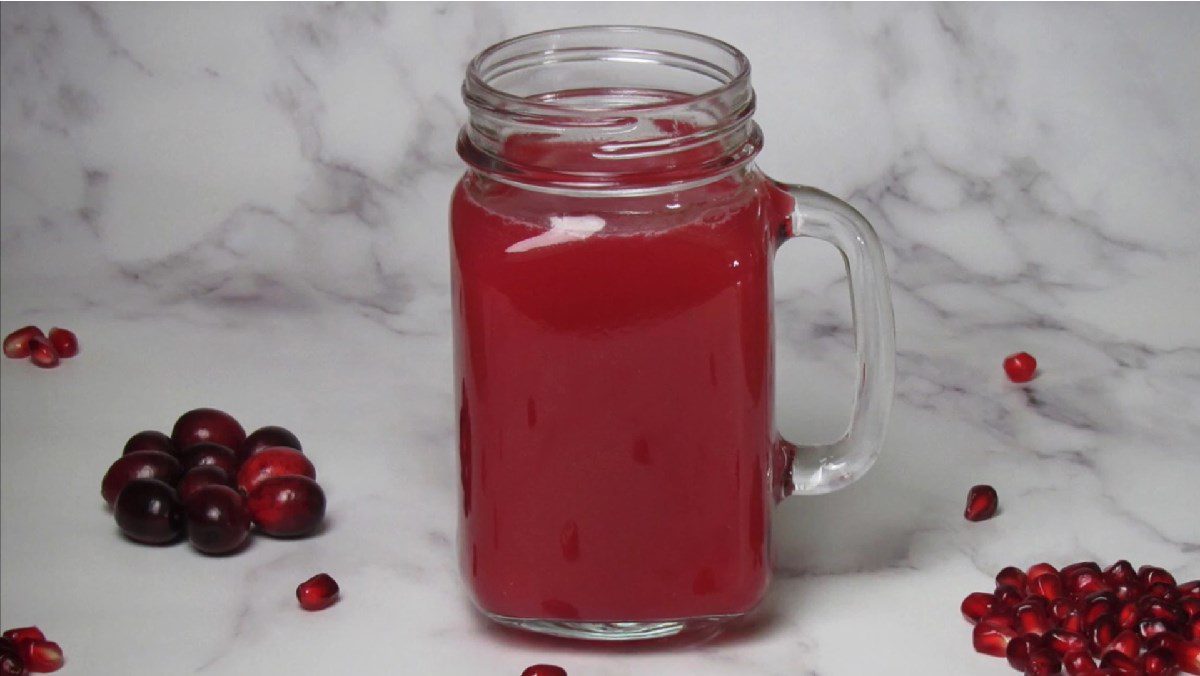 Cranberry and Pomegranate Juice