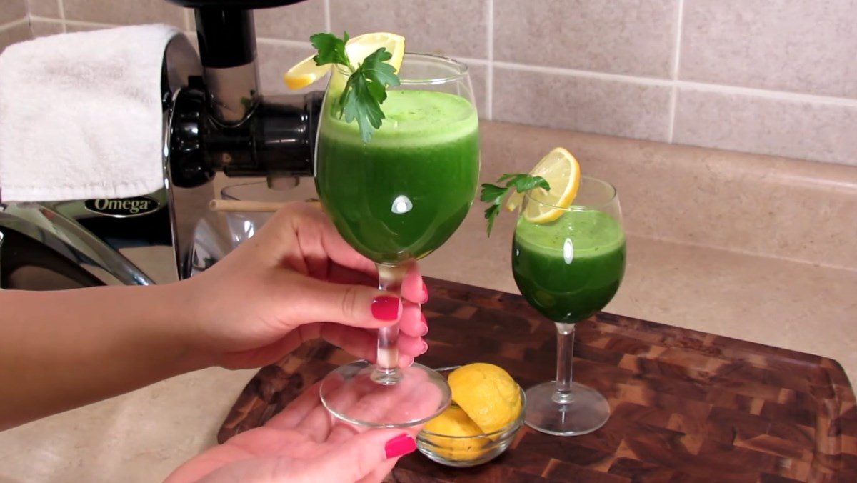 Parsley juice (Vietnamese parsley)