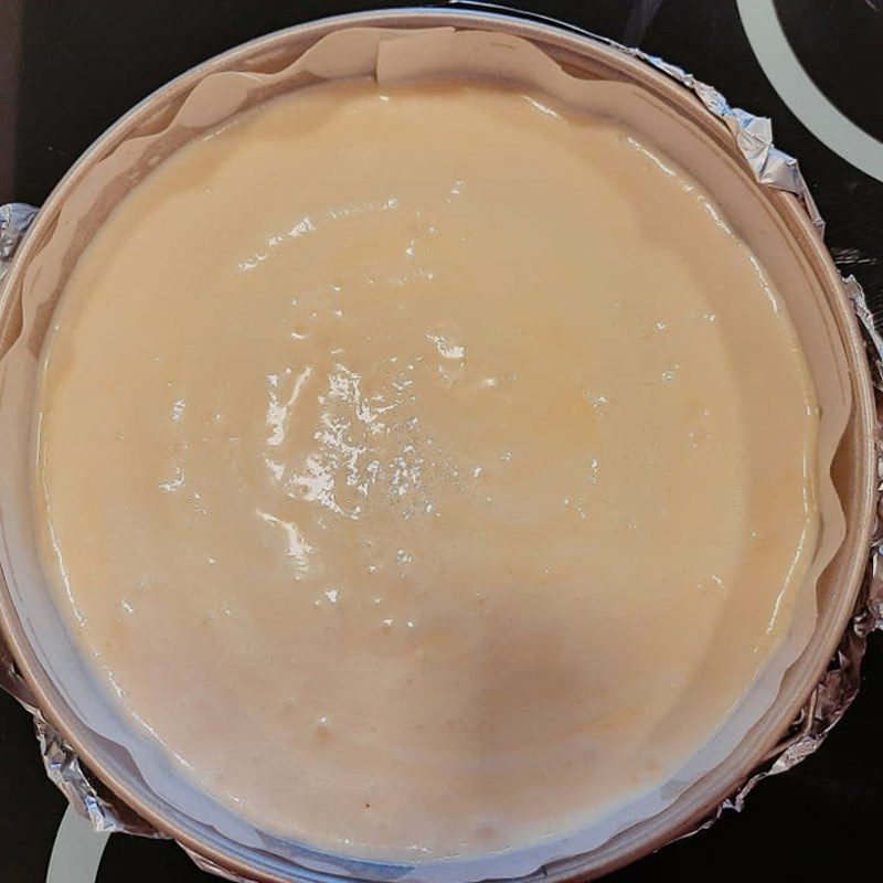 Step 4 Bake the Japanese cheesecake