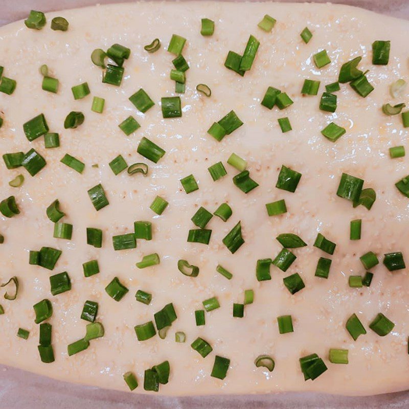 Step 4 Baking the bread for butter egg floss bread