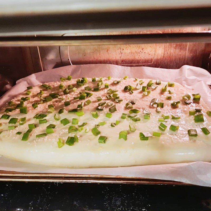 Step 4 Baking the bread for butter egg floss bread