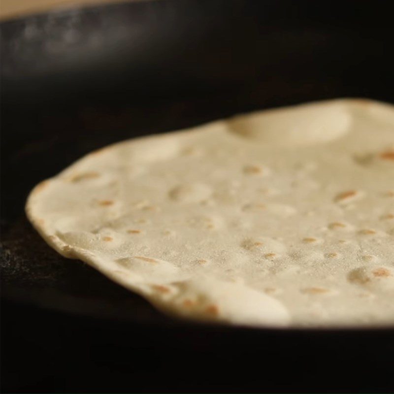 Step 3 Baking Indian Roti - Chapati