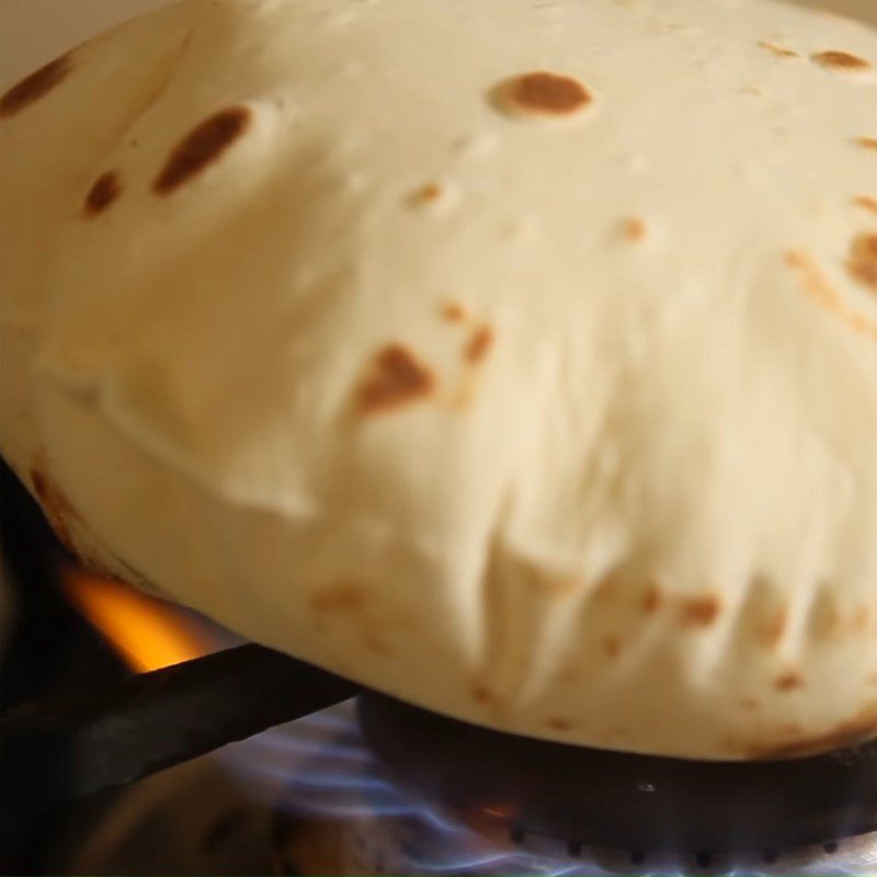 Step 3 Baking Indian Roti - Chapati