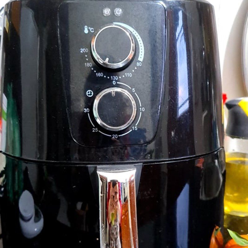 Step 3 Baking the bread Peanut butter bread using an air fryer